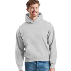 Fruit of the Loom Mens Supercotton Heather Hoodie - XXL, Athletic Heather