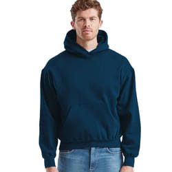 Fruit of the Loom Mens Supercotton Cotton Hoodie - XXL, Mountain Blue