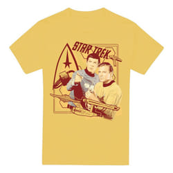 Star Trek Mens Shoot That Thing T-Shirt - L, Banana Yellow