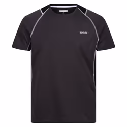 Regatta Mens Virda IV T-Shirt - 3XL, Ash/Black