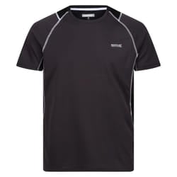 Regatta Mens Virda IV T-Shirt - 3XL, Ash/Black