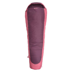 Mountain Warehouse Unisex Adult Right Zip Microlite 500 Midseason Mummy Sleeping Bag - 215cm, Burgundy