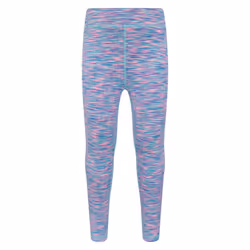 Mountain Warehouse Girls Kayleigh II Space Dye Leggings - 3-4 Years, Blue