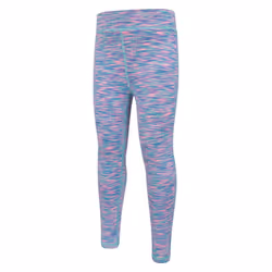 Mountain Warehouse Girls Kayleigh II Space Dye Leggings - 3-4 Years, Blue