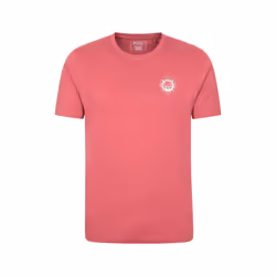 Mountain Warehouse Mens Compass Organic T-Shirt - XS, Red