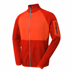 Dare 2B Mens Torrek Fleece Top - M, Danger Red/Seville Red