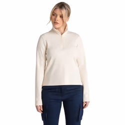 Craghoppers Womens/Ladies Orlaith Half Zip Long-Sleeved Top - 12 UK, Calico