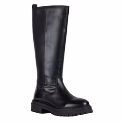 Geox Womens/Ladies D Iridea C Leather Knee-High Boots - 4 UK, Black