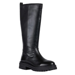 Geox Womens/Ladies D Iridea C Leather Knee-High Boots - 4 UK, Black