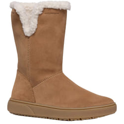 Geox Girls Theleven Suede Waterproof Boots - 1 UK, Whisky