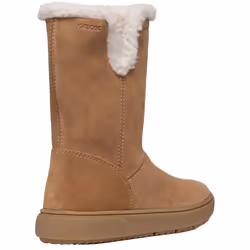Geox Girls Theleven Suede Waterproof Boots - 1.5 UK, Whisky