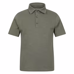 Mountain Warehouse Childrens/Kids Slub Polo Shirt - 3-4 Years, Green