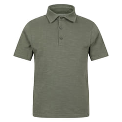 Mountain Warehouse Childrens/Kids Slub Polo Shirt - 3-4 Years, Green