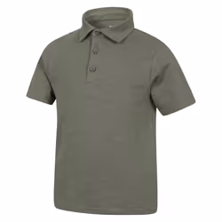Mountain Warehouse Childrens/Kids Slub Polo Shirt - 3-4 Years, Green