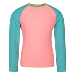 Mountain Warehouse Childrens/Kids Long-Sleeved Rash Top - 2-3 Years, Turquoise