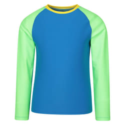 Mountain Warehouse Childrens/Kids Long-Sleeved Rash Top - 9-10 Years, Cobalt