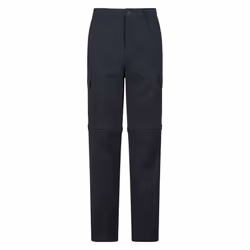 Mountain Warehouse Mens Delta Stretch Zip-Off Regular Cargo Trousers - 32R, Black