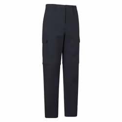 Mountain Warehouse Mens Delta Stretch Zip-Off Regular Cargo Trousers - 32R, Black