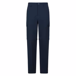 Mountain Warehouse Mens Delta Stretch Zip-Off Regular Cargo Trousers - 36R, Navy