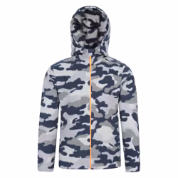 Mountain Warehouse Childrens/Kids Pursuit II Camo Hoodie - 2-3 Years, Grey
