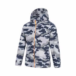 Mountain Warehouse Childrens/Kids Pursuit II Camo Hoodie - 2-3 Years, Grey