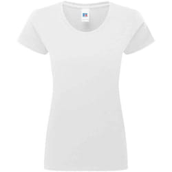 Russell Womens/Ladies Authentic Classic T-Shirt - XS, White