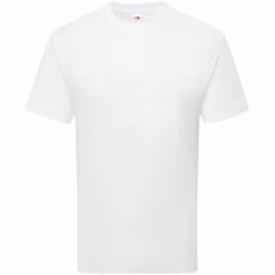 Fruit of the Loom Unisex Adult Cotton T-Shirt - XL, White