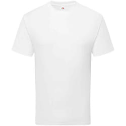 Fruit of the Loom Unisex Adult Cotton T-Shirt - XL, White