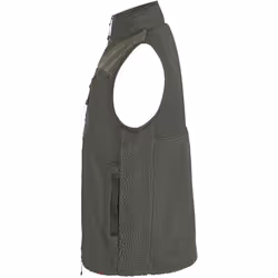 Front Row Unisex Adult Sherpa Recycled Gilet - XL, Dark Olive