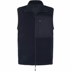 Front Row Unisex Adult Sherpa Recycled Gilet - XS, Navy