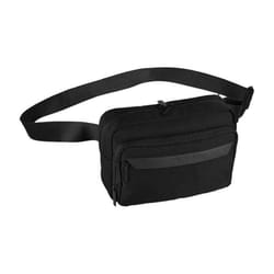 Quadra Recycled Polyester Crossbody Bag - One Size, Black