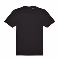 B&C Unisex Adult #E220 Oversized T-Shirt - XS, Black