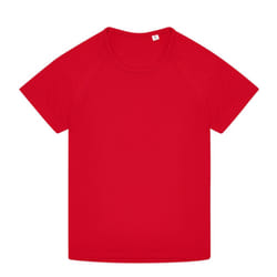 B&C Childrens/Kids #Active T-Shirt - 12-13 Years, Red