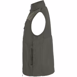 Front Row Unisex Adult Sherpa Recycled Gilet - L, Dark Olive