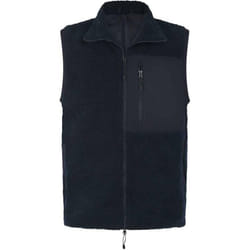 Front Row Unisex Adult Sherpa Recycled Gilet - XS, Navy