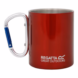 Regatta Great Outdoors Steel Karabiner Mug/Cup - One Size, Red