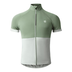 Dare 2B Mens Protraction III Cycling Jersey - XS, Hedge Green/Aqua Grey