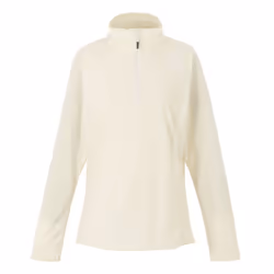 Regatta Great Outdoors Womens/Ladies Montes Half Zip Fleece Top - 18 UK, Light Vanilla/White