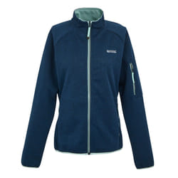 Regatta Womens/Ladies Ravenhill Full Zip Fleece Top - 10 UK, Navy/Icy Morn