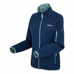 Regatta Womens/Ladies Ravenhill Full Zip Fleece Top - 10 UK, Navy/Icy Morn