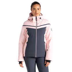 Dare 2B Womens/Ladies Flurry Ski Jacket - 16 UK, Crystal Rose/Ebony Grey