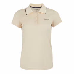 Regatta Womens/Ladies Maverick V Polo Shirt - 14 UK, Light Vanilla