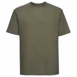 Russell Mens Ringspun Cotton Classic T-Shirt - XS, Olive Green