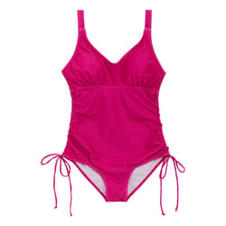 Regatta Womens/Ladies Alinae Plain One Piece Swimsuit - 18 UK, Pink Fusion