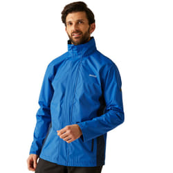 Regatta Great Outdoors Mens Outdoor Classic Matt Hooded Waterproof Jacket - M, Olympian Blue/Navy