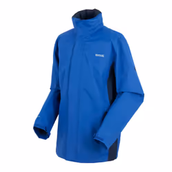 Regatta Great Outdoors Mens Outdoor Classic Matt Hooded Waterproof Jacket - M, Olympian Blue/Navy