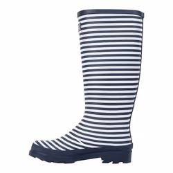 Regatta Womens/Ladies Fairweather III Contrast Striped Wellington Boots - 6 UK, Navy/White