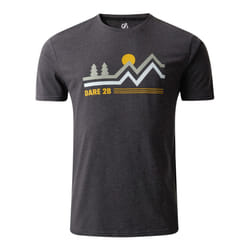 Dare 2B Mens Movement III Scenery T-Shirt - S, Charcoal Grey Marl