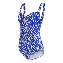 Regatta Womens/Ladies Sakari Abstract Tummy Control One Piece Swimsuit - 26 UK, Brightest Blue