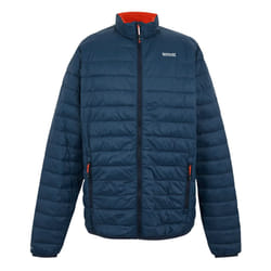 Regatta Mens Hillpack II Insulated Jacket - S, Moonlight Denim/Tangerine Tango
